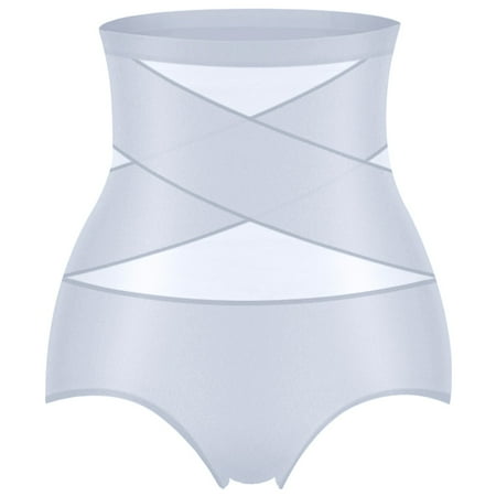 WMTBSRSW Womens High Waisted Tummy Control Panties Seamless Slimming Body Shaper Underwear Shapewear Panty Strentchy Breathable No Show Briefs