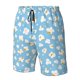 thumbnail image 4 of Fotbe Blue Popcorn Trajes de Baño Estampados para Hombre, Shorts de Verano de Secado Rápido, Ropa de Playa, Bañadores-Medium, 4 of 6