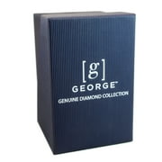 George Mens 41mm Gold Tone Genuine Diamond Bracelet Watch