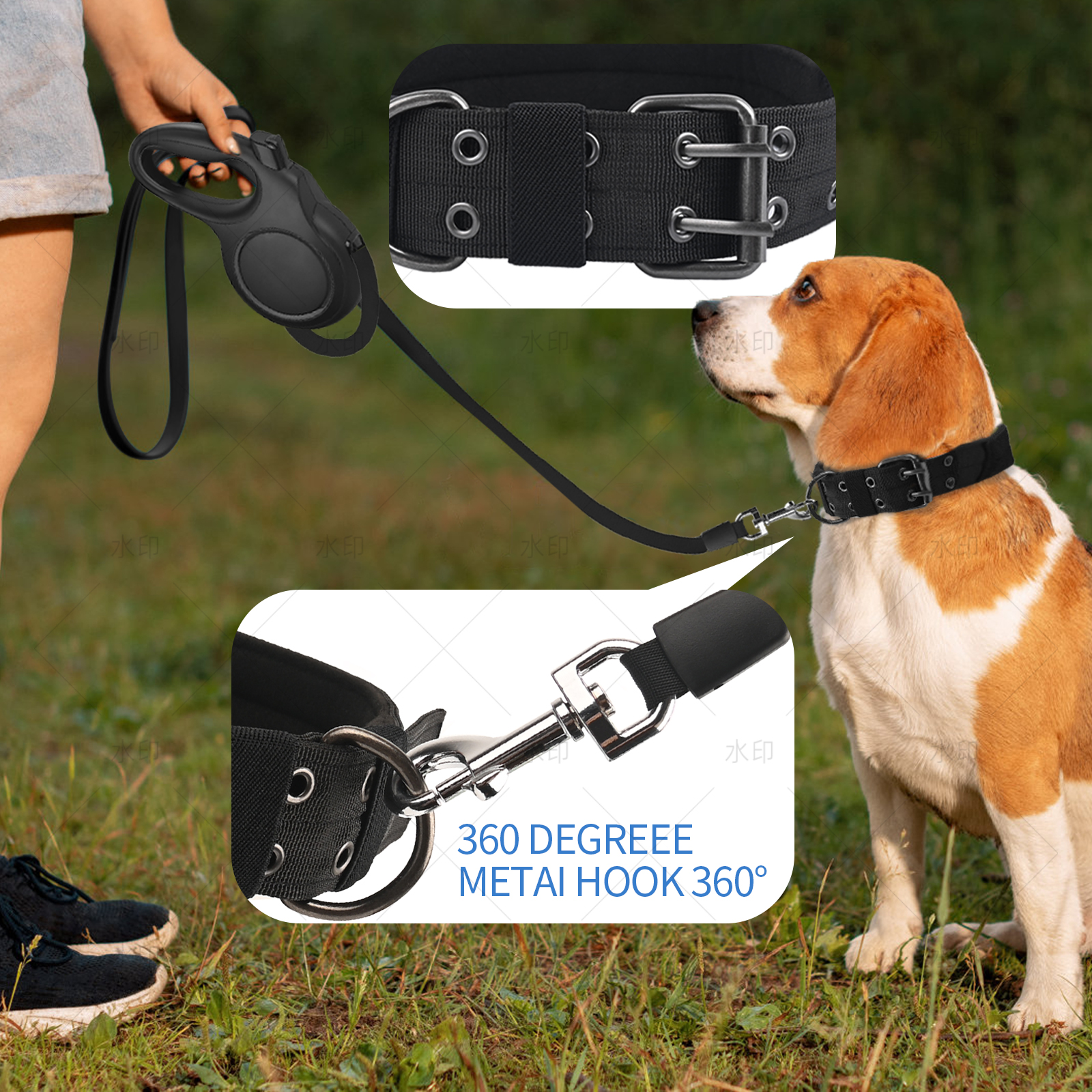 Newlight66 Retractable Dog Leash for Large Dogs, 26 ft photo 8