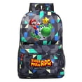thumbnail image 3 of Mochila Super Mario Bros Yoshi Waluigi Teen Book Bags Kids 3D Escolar Papelería Niños Niñas Estudiante, 3 of 4