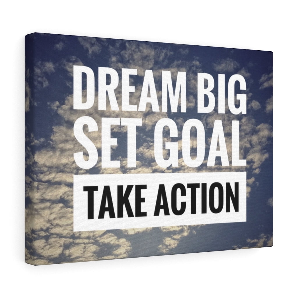 Inspirational Wall Art Dream Big Set Goal Motivational Print Ready to