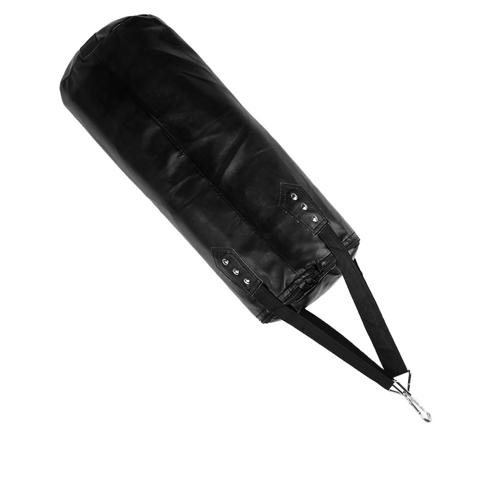 Nieyigj Kids Boxing Sandbag Hanging Hollow Training Equipment Set 23.62 inches / 60 cm for Muay Thai MMA Kickboxing Unfilled Heavy Bag with Ceiling Mount Chain Black
