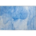 thumbnail image 2 of Addison Rugs Mayfield Washable Transitional Watercolors Blue Rectangle Rug, 1'8" x 2'6", 2 of 5
