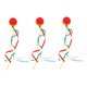 thumbnail image 4 of TABLZONE 3Ud Bola Decorativa Para Antena De Auto Con Multicolor Para Exterior, 4 of 6