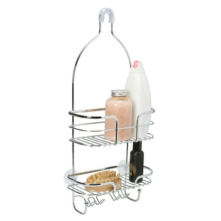 Chrome Bath Caddie - Bath Bliss Holland Shower Caddy in Chrome