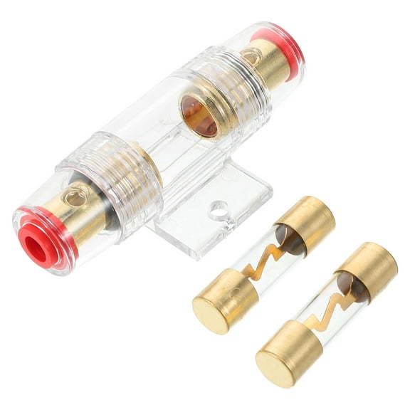 WHAMVOX AGU Fuse Holder with 30A Fuse for Car Audio Alarm Amplifier Truck Audio Compressors Automotive Parts Inline Fuse Holder