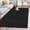 Black, variant on Solid Black Kitchen Runner Rug 2x6 Washable Runners for Hallway Non Slip Retro Minimalism Abstract Denim Texture Large Area Rug Indoor Floor Carpet for Bathroom Laundry Entryway Bedroom Living Room