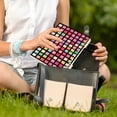 thumbnail image 5 of FORMRS 1-Subject Spiral Notebook 8" x 5" College Ruled 60 Refillable Sheet A5 Hard Cover, Colorful Block Pattern, 5 of 7