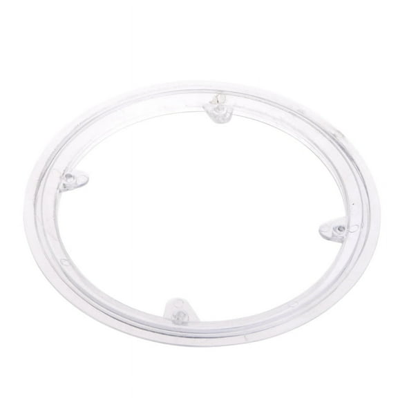 Bicycle 4-hole transparent chainring guard - transparent (with four self-tapping screws)
