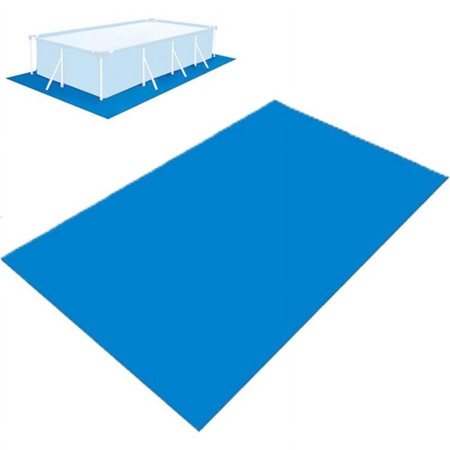 500x300CM Feuille de Sol Pliable Imperméable pour Piscine, Compatible avec Piscines Gonflables, Tapis de Protection Rectangulaire