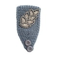 thumbnail image 2 of Sonducket Diademas de ganchillo para invierno a prueba de viento con diamantes de imitación, Protector de cabeza, diademas universales, Accesorio para el cabello Gris oscuro, 2 of 6