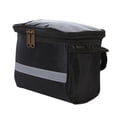 thumbnail image 2 of S SERENABLE Handlebar Bag Front Tube Storage Pouch Riding Travel Bike Bag Waterproof Black, 2 of 8
