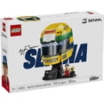 thumbnail image 3 of LEGO Editions Ayrton Senna Helmet - Building Set for Teens, Ages 14+ - Collectible F1 Display for Decor - Includes Signature Plaque & Driver Minifigure - Gift for Fans - 43024, 3 of 8