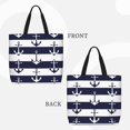 thumbnail image 2 of Balery Anchors Bolsa de Mano para Mujeres con Cremallera, Bolsa de Gimnasio con Compartimentos, Bolsa para Laptop, Bolsa para Trabajo, 2 of 7