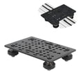 thumbnail image 1 of Gantry Plate, Aluminum High Strength Black Anodized 20mm Extruded Universal Guide with Folding Slots, for Milling Machine, 1 of 7