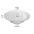 thumbnail image 5 of Smarty 12 oz. White Classic Flair Disposable Plastic Soup Bowls 180ct, 5 of 6