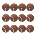 thumbnail image 1 of 12 Pcs Pelotas de tenis precortadas para andadores, bolas deslizantes precortadas universales, accesorios para andadores, marrón, 1 of 6