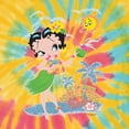 thumbnail image 4 of Wild Bobby Betty Boop Island Girl Paradise Betty Boop Tie-Dye T-Shirt, Aurora, X-Large, 4 of 4