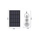 thumbnail image 2 of Bombilla LED portátil con energía solar, luz solar con panel solar para jardín, patio, interior, exterior, senderismo, camping, tienda de campaña, iluminación de pesca, 2 of 5