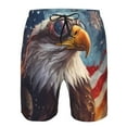 thumbnail image 3 of Salouo Bald Eagle Pilot Pattern Swim Trunks for Men,Men's Hawaiian Bathing Suit Swimsuits Quick Dry Swimming Board Shorts Beach Shorts with Pockets-XX-Large, 3 of 6