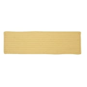 Colonial Mills Simply Home Solid - Machine Washable Stair Treads Pale Banana 8"x28" (SET 13)