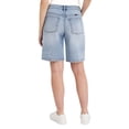 thumbnail image 4 of Wrangler Women's High Rise Denim Shorts, Light Blue, 12, 4 of 5