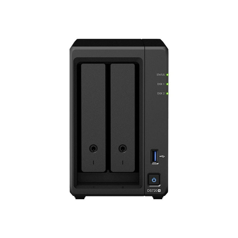 Synology DiskStation DS720+ 2-Bay NAS Enclosure, Black - Walmart.com