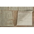 thumbnail image 4 of Feizy Sutton Transitional Abstract, Tan/Orange, 5'6" x 8'6" Area Rug Stain Resistant Pet & Kid Friendly Handmade Industrial Geometric Design Carpet for Living Dining Bed Room, 4 of 8