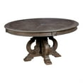 thumbnail image 5 of Furniture of America Clyde Wood 7-Piece Round Dining Table Set in Natural, 5 of 11