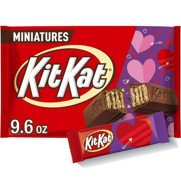 Kit Kat Miniatures Milk Chocolate Wafer Valentine's Candy, Bag 9.6 oz