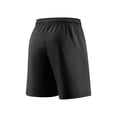 thumbnail image 4 of Garbnen Shorts Men Cargo Elastic Waist Wide Leg Men Hiking Shorts Fitness Basketball Summer Lightweight Big and Tall Men's Bermuda Shorts with Zipper Pockets Black L, 4 of 5