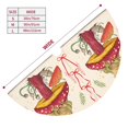 thumbnail image 3 of Rateoe Frog Sitting On Mushroom Print Christmas Tree Skirt 48" for Xmas Holiday New Year Party Circle Tree Mat Ornaments Decoration, 3 of 7