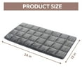 thumbnail image 5 of SUNNY HEAT Weighted Electric Heating Pad, 12 x 24 in, 5 Heat Settings, 2-Hour Auto Shutoff, Checkered Flannel, Machine Washable, Charcoal Gray, 5 of 6