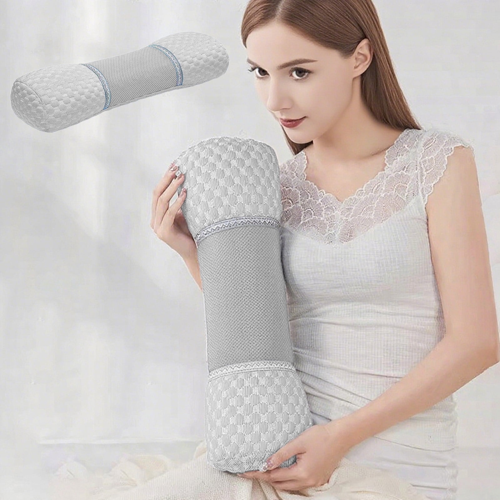 Dvumao Bedding Accessories, Neck Pillow Cervical Neck Pillow Neck Support Pillow Lumbar Support Pillow Memorys Bolster Pillow Comforts For Bed For Side Sleepers Back Sleeper, Man Gifts
