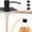 black, variant on BTideas Soap Dispenser for Kitchen Sink,Kitchen Countertop Soap Dispenser with 47” Extension Tube