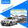 thumbnail image 2 of HAHDAXIA RAINTOK Windshield Wiper Blades Replacement for Mitsubishi Outlander Sport 2011-2022 Original Factory Quality Front Rear Wipers Blade Set for My Car - 24" 21" 10" (Pack of 3), 2 of 6