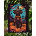 thumbnail image 3 of Chocolate Labrador Retriever Witchy Halloween Garden Flag 11.25 in x 15.5 in, 3 of 4