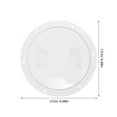 thumbnail image 6 of Voiceine Boat Round Hatch Cover Kayak Inspection Hole Protector Inspection Hatch Cover Practical Hatch Cover, 6 of 11