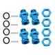 thumbnail image 3 of Adaptador de extensión de cubo hexagonal de rueda de 17 mm a 23 mm a escala 1/8 para HSP Redcat ZD Racing Azul, 3 of 8
