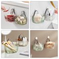 thumbnail image 3 of Organizador de cocina, cesta para colgar en la pared, cesta para baño, flores con adhesivo, Ginger The Pet, 2 unidades, 3 of 6