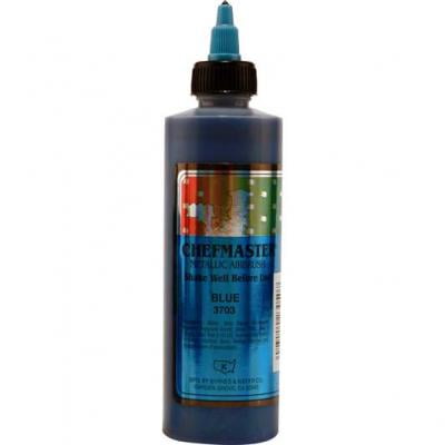 Chefmaster Airbrush Food Colour - Metallic Blue, 9 oz