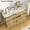 Wood, variant on Acekid Dresser for Bedroom,6 Drawer Dresser with Wide Drawers,Wooden Chest of Drawers,Modern Storage Dressers for Living Room, Closet, Hallway,Entryway