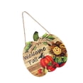 thumbnail image 1 of Advancent Estilo campestre Hello Wreath Placa decorativa para puerta delantera Bienvenida Listado de Número de casa Decoración artesanal Decoración del hogar 908 Advancent HA007455-02B, 1 of 6