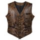 thumbnail image 2 of Chaleco de ante con cuello en V para hombre, camiseta informal de moda con una hilera de botones, camiseta sin mangas personalizada, chaleco de ante, otoño e invierno, 2022, 2 of 5