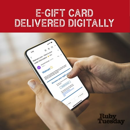 Ruby Tuesday - $25 Gift Code (Digital Delivery) [Digital]