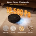 thumbnail image 4 of Roborock Qrevo Series S Pro Robot Vacuum and Mop, 18,500Pa Suction, Multifunctional Dock with 167℉ Mop Self-Cleaning, Smart Obstacle Avoidance, Anti-Tangle Brush, Liftable Spinning Mop, 4 of 10