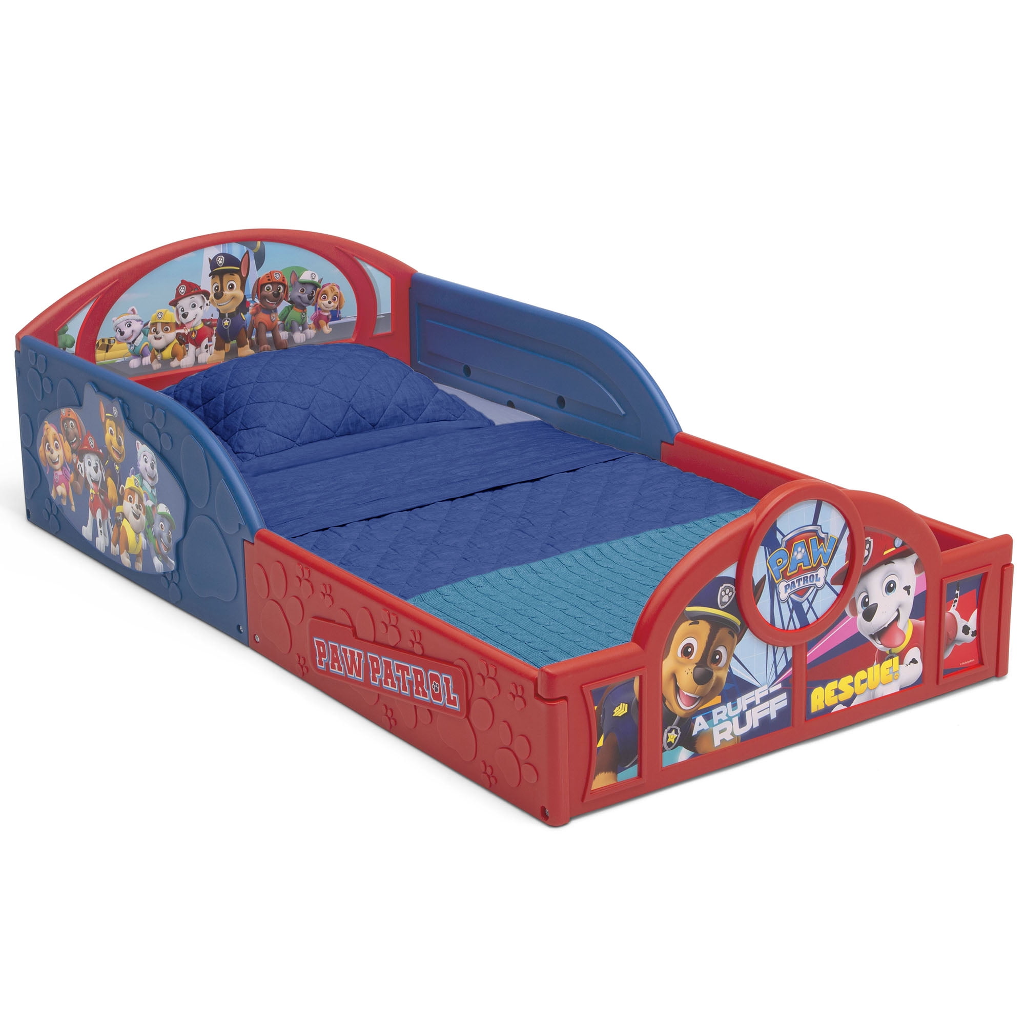 Nick Jr. PAW Patrol Plastic Sleep and Play Toddler Bed by Delta Children