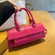 thumbnail image 1 of Bolso de mensajero informal para mujer, bolso de mano de PU de gran capacidad, monederos sólidos (rojo rosa), 1 of 3
