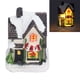 thumbnail image 3 of Casa De Pueblo Con Luz LED, Faro Luminoso Navideño Fácil De Operar Con Luz LED Que Funciona Con Pilas Para Bodas Para Fiestas De Invierno Para Festivales, 3 of 7